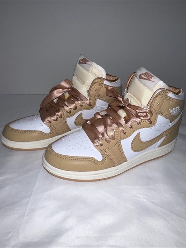 Air Jordan 1 Retro OG High Praline - Youth Size 1.5 Y - Excellent Used Condition