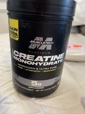 MuscleTech Platinum 100% Creatine (80 Servings) | Micronized Creatine for Energ