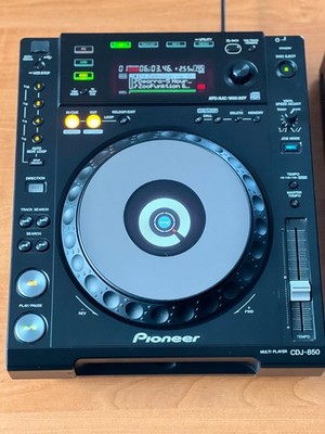 Pioneer CDJ-850 K Digital Multi Player 2 Stück Generalüberholt