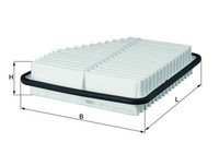 Mahle LX 2681 Luftfilter FüR Kia,Lexus,Lotus,Toyota