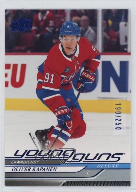 2024-25 Upper Deck Series 2 Young Guns Deluxe 190/250 Oliver Kapanen #461 0w4q