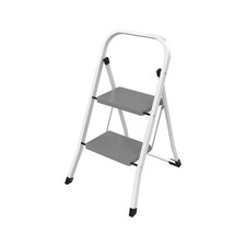 siwitec Klapptritt 2 Stufen Stahl klappbarer Tritthocker Klapphocker Trittleiter