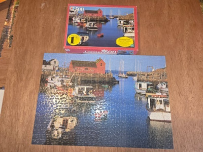 500 piece puzzle : Rockport, ma