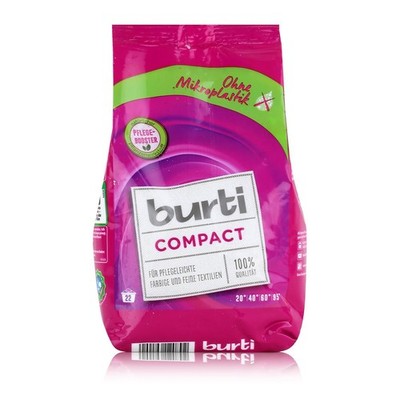 burti Compact Feinwaschmittel 1,3kg- Waschpulver (1er Pack)