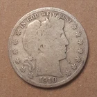 1910 S   BARBER HALF DOLLAR