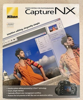 Nikon Capture NX  Photo Editing Software Full Retail Box - NEW/SEALED