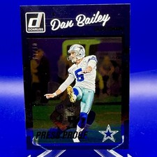 DAN BAILEY 2016 Donruss Black PRESS PROOF #/10 #84 Dallas Cowboys SSP