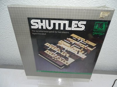 SHUTTLES The Moveable Strategy Variable Maze Game. Vintage  Rare. Sealed
