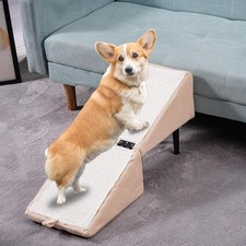 Split Ottoman Dog Ramp,2-in-1 Lightweight Folding Stairs and Ottomans for Small