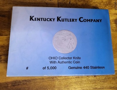Knife Gift Kentucky Kutlery Company Limited Edition Knife & Coin Set 1 of 5000