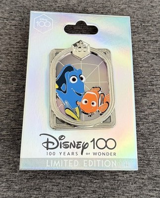 DEC DISNEY 100 DORY & NEMO CELEBRATING WITH CHARACTER FINDING NEMO LE PIN