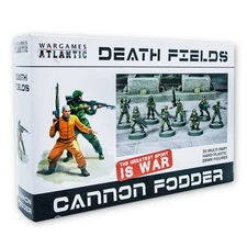 Wargames Atlantic Death Fields - Cannon Fodder (30 Figures) Multi-Part Hard Plas