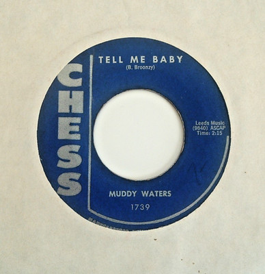 MUDDY WATERS Tell Me Baby/Recipe For Love USA Chess 1739 (EX copy)