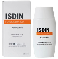 ISDIN Fotoultra 100 - Active Unify - SPF 50 - Facial Sunscreen