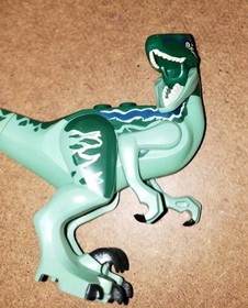 Lego Jurassic World 75917 Dark Green Raptor Replacement 4⅞" Figure *