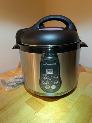 Cooks Essentials 4 QT Electric Pressure Cooker~Silver~Model 99700~BRAND NEW