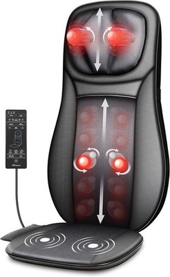 Snailax Massagesitzauflage mit Wärmefunktion Shiatsu  SL-233-EU