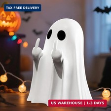 Halloween Ghost Figurine,Spooky Resin Ghost Statue Decorations, Halloween Decor