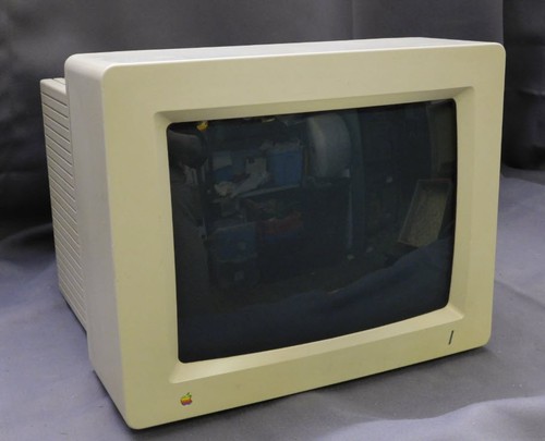 Apple AppleColor RGB Monitor A2M6014 12" CRT for IIgs TESTED