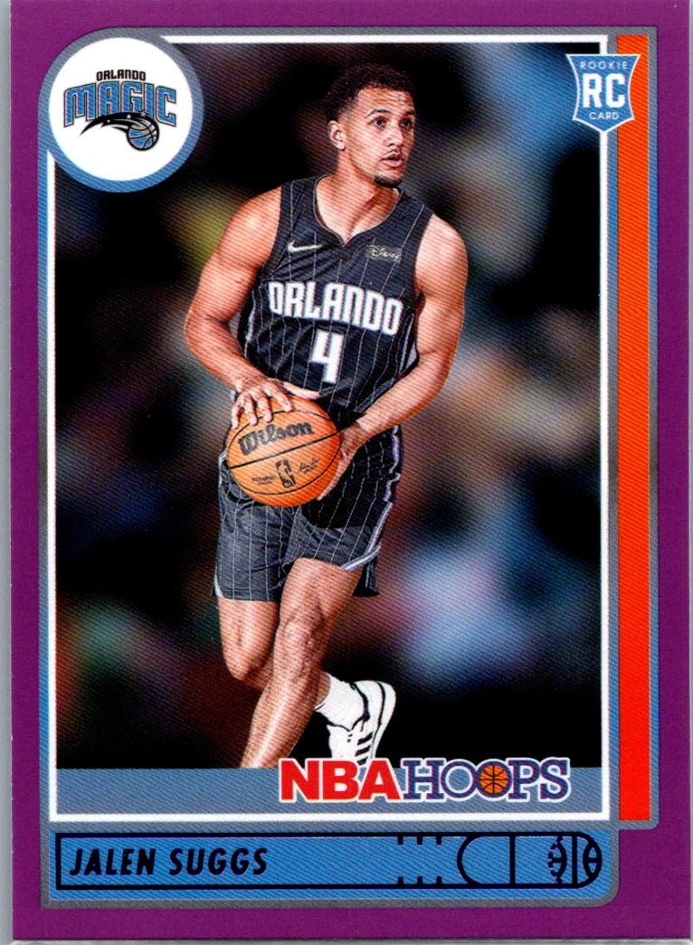 2021-22 Hoops #210 Jalen Suggs Purple
