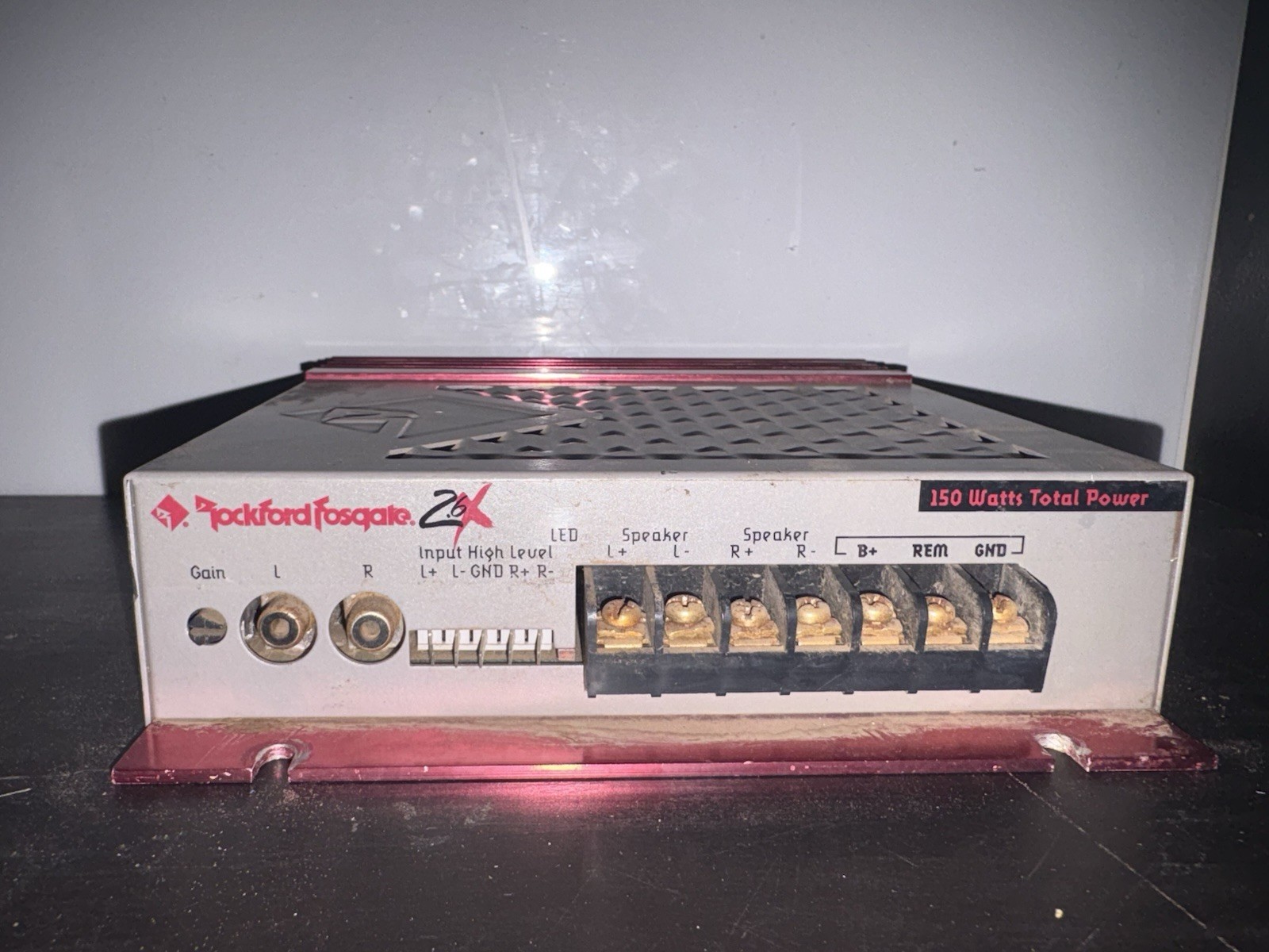 Rockford Fosgate 2.6x 150W 2-Channel Car Amplifier Power Amp Tested/Works