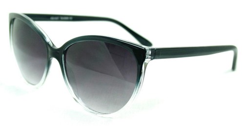 Vintage Retro Cat Eye Gradient Frame Women Fashion Large Sunglasses Shades - Picture 2 of 8