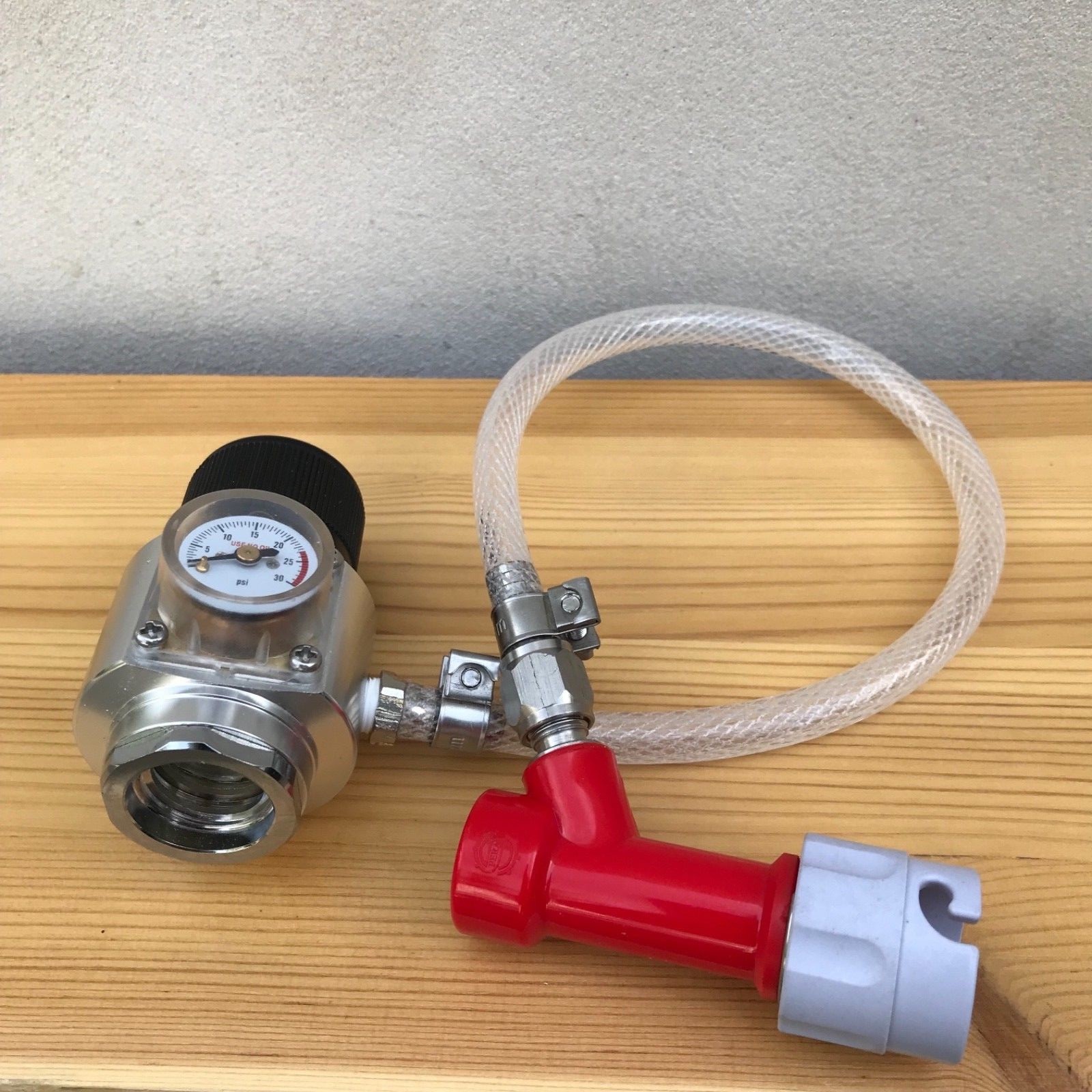 Pin lock gas & liquid disconnect connector threaded mfl Corny Cornelius