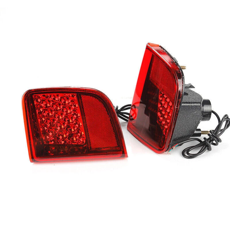 Luz de conducción de freno reflector parachoques trasero LED 2x para Toyota Land Cruiser 2008-15 Foto 2 de 4