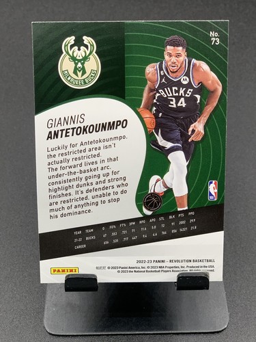 2022-23 Panini Revolution Giannis Antetokounmpo #73 Milwaukee Bucks - Bild 2 von 2