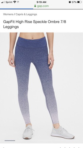 NWT! Gap Fit Gfast Leggings - Purple 