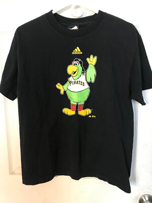 ADIDAS Black PITTSBURGH PIRATES Mascot PARROT Youth