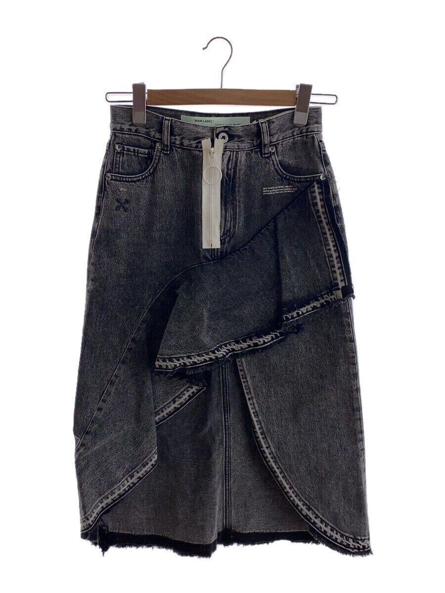 OFF-WHITE OTHER SKIRT COTTON Gray SOLID OWYF001R19774057 OFF-WHITE OTHER SKIRT COTTON Gray SOLID OWYF001R19774057