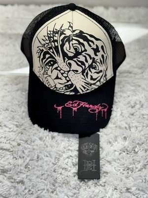 エドハーディ　メッシュキャップ　grunge y2k Ed Hardy Hat Snapback Baseball Cap Mesh Back Throwback Y2K 2000s