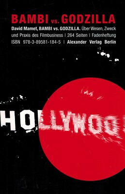 TASCHENBUCH - Bambi Vs. Godzilla - David Mamet