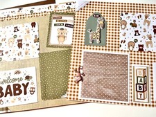 premade scrapbook pages 12x12 paper piecing