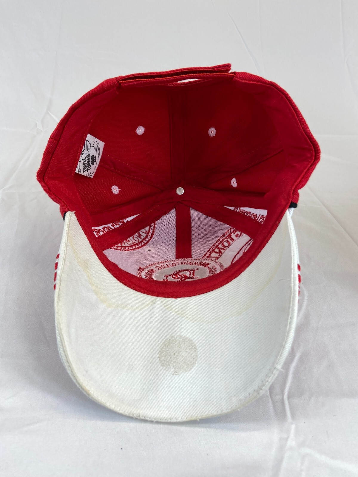 Washington DC Baseball Cap Strapback Hat Red Whit… - image 7