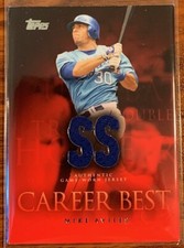 2009 Topps Series 1 Career Best Jsy Relic CBRMA Mike Aviles Royals Free Shipping