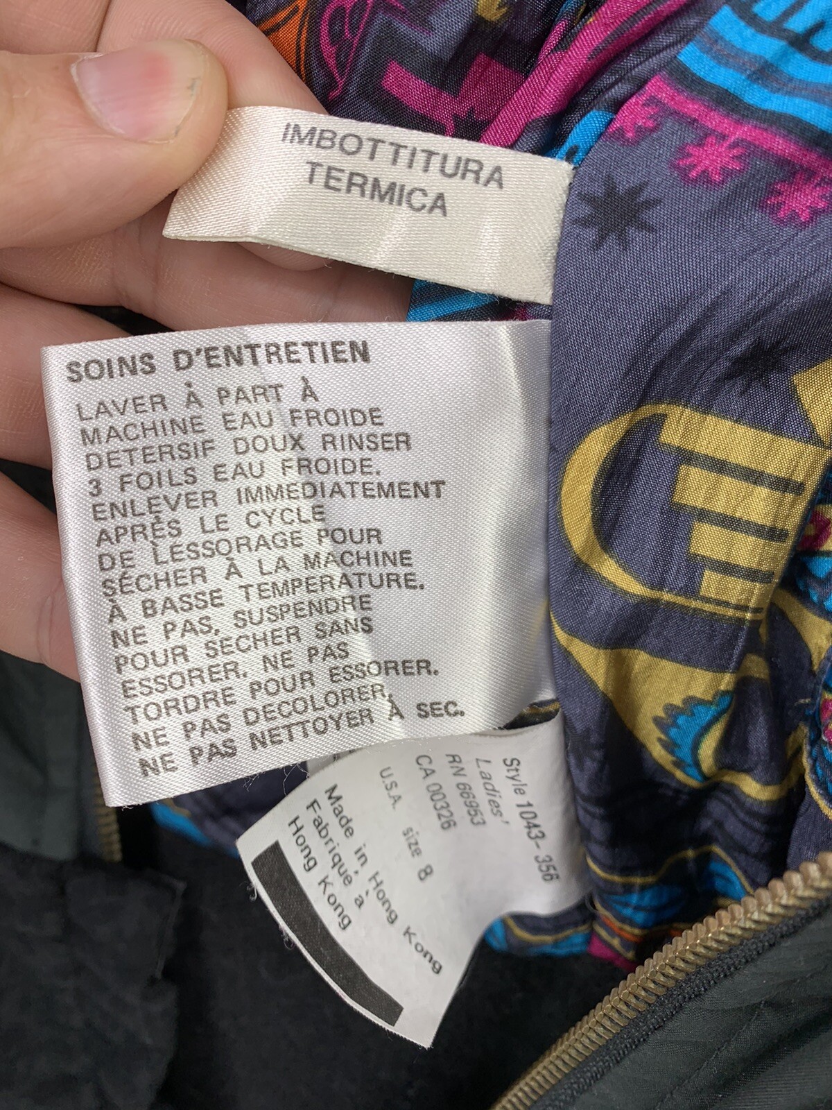 Head Vintage Black Embroidered 1pc Salopettes Skiwear Snow Suit Size 8