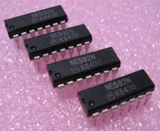 NE592N Motorola Video Amplifier OpAmp IC 14 Pin DIP Plastic - NOS Qty 4