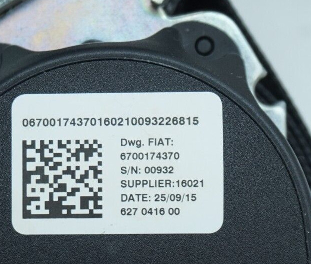 Maserati Ghibli 2014-2019 Rear Left Seat belt