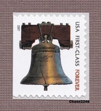 Scott #4125 Liberty Bell 41c (SA Non Denom Booklet Single) 2007 Mint NH