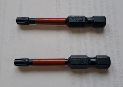 2 PACK  TREX DECKING SYSTEM TOOLS - HEXSTIX  BIT -  T-20 DRIVE BITS 2''  THB2PK