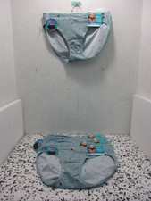 Vanity Fair Women's 6 pairs 18291 Beyond Comfort Bikini Blue Print Size 7/L New