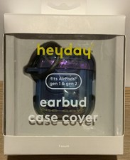    heyday Apple AirPods Gen 1/2 Hardshell Case w/ Clip, Dark Iridescent