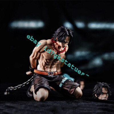 BT Studios One Piece Portgas D. Ace Resin Model In Stock kneeling position