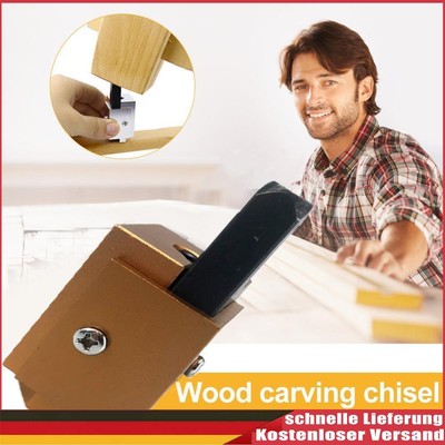DE Angle Corner Chisel Wood Chisel for Square Hinge Recesses Wood Carving Tools