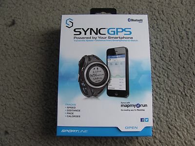 Brand New Sportline Sync GPS Bluetooth Speed and Distance Watch (SP3010BK) 