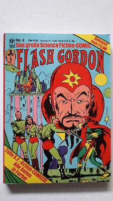 Flash Gordon Nr.4 von 1981 - TOP Z0 Science Fiction Comic-Taschenbuch CONDOR
