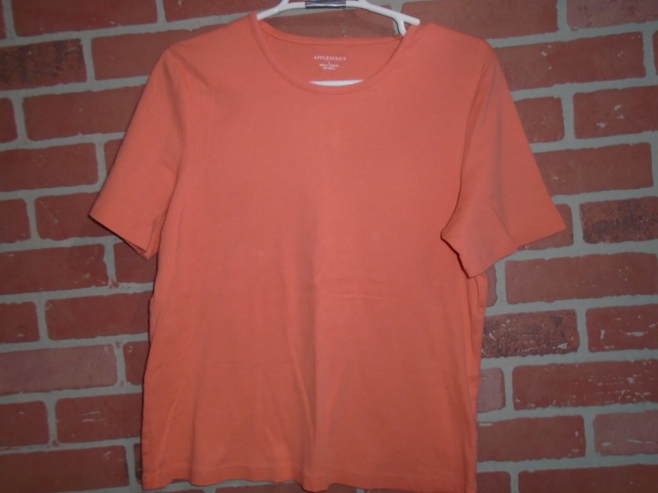 APPLESEEDS WOMANS BLANK TSHIRTS LOT OF 3 SIZE LARGE eBay