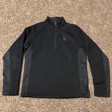 Spyder Foremost 1/4 Zip Black Jacket 